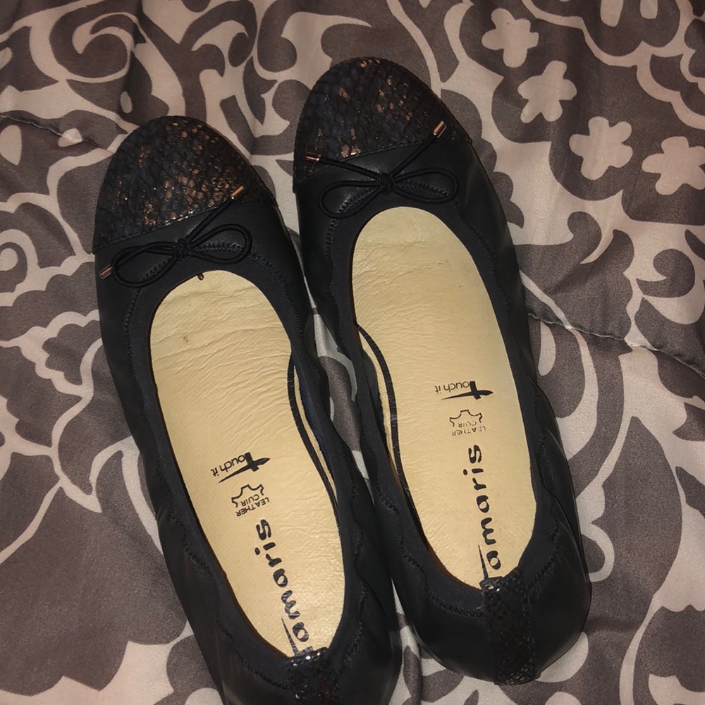 Leather Ballet Flats